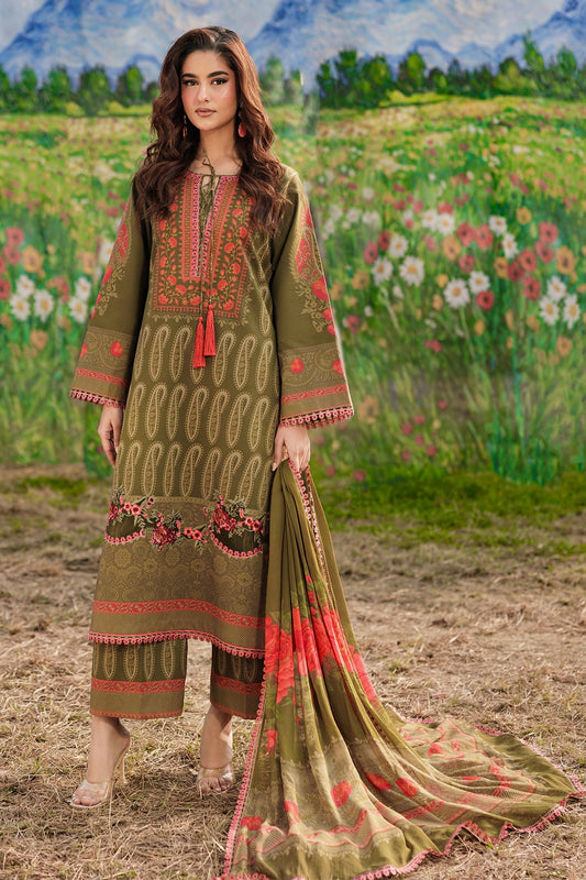Charizma | Combination Lawn | CC6-11 - Luxury Dress - available at Maria Faisal in UK and USA.