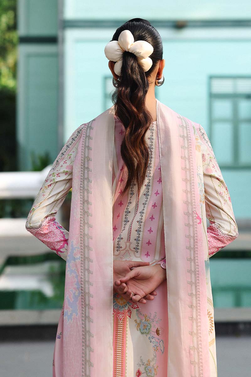 Qalamkar | Q Prints 26 | AX-06 (A) ELARA - Luxury Dress - available at Maria Faisal in UK and USA.