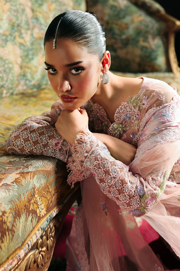 Rajbari | Sage Luxury Formals | Eyzel - Formal Dress - available at Maria Faisal in UK and USA.