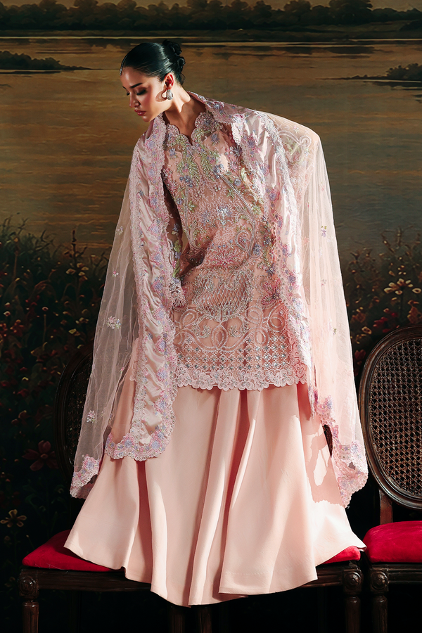 Rajbari | Sage Luxury Formals | Eyzel - Formal Dress - available at Maria Faisal in UK and USA.