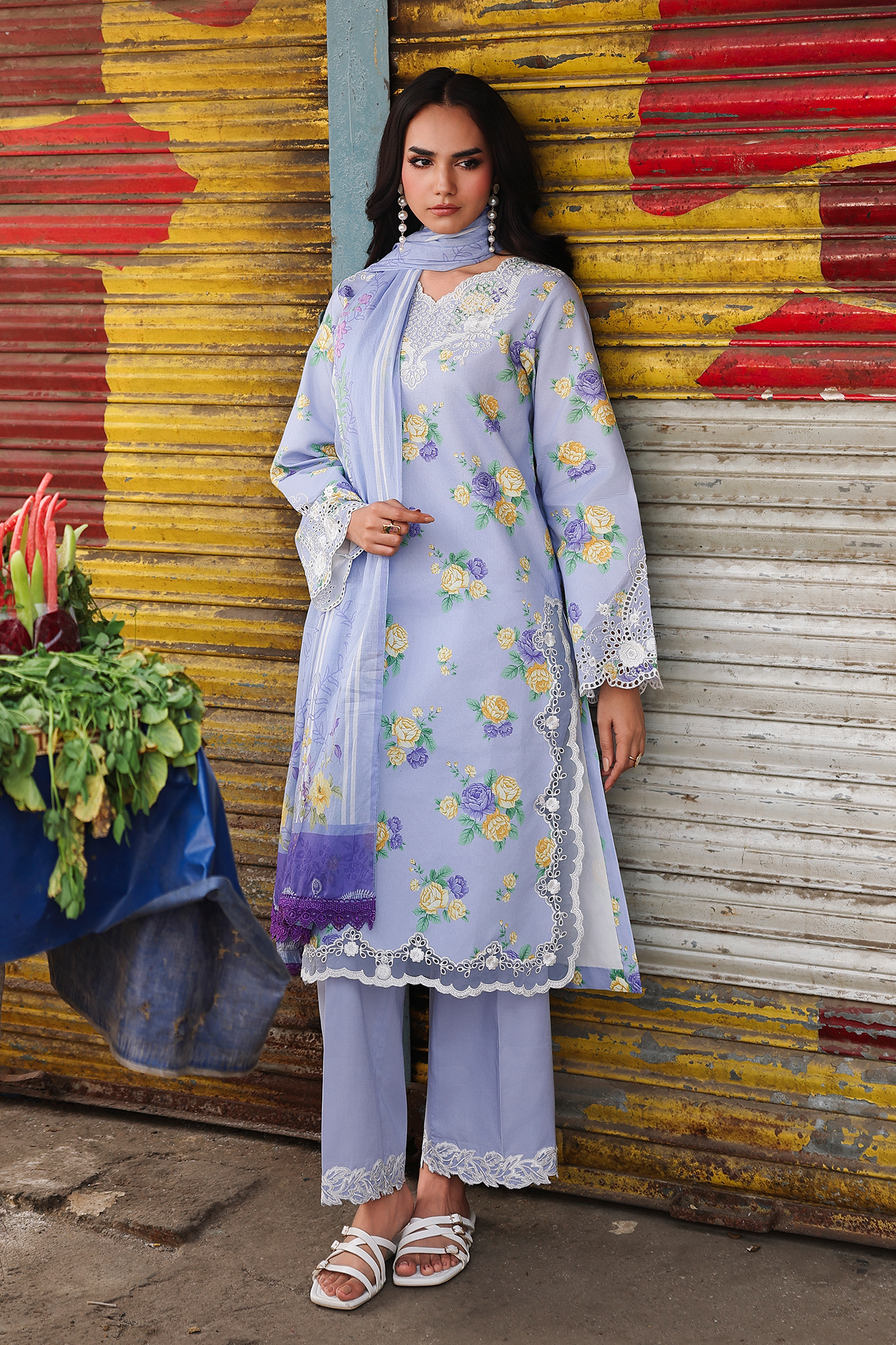 Rajbari | Nissa Floral Symphony | Vol. II | 09 - Luxury Dress - available at Maria Faisal in UK and USA.