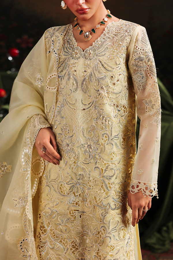 Rajbari | Sage Luxury Formals | Simer - Formal Dress - available at Maria Faisal in UK and USA.