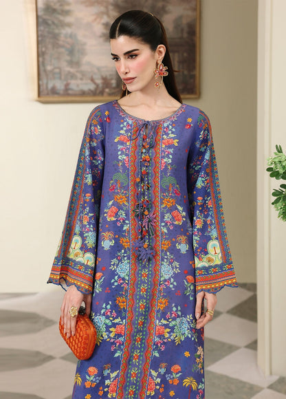 Kanwal Malik | Sorelle Luxe Silk 26 | Noire - Luxury Dress - available at Maria Faisal in UK and USA.