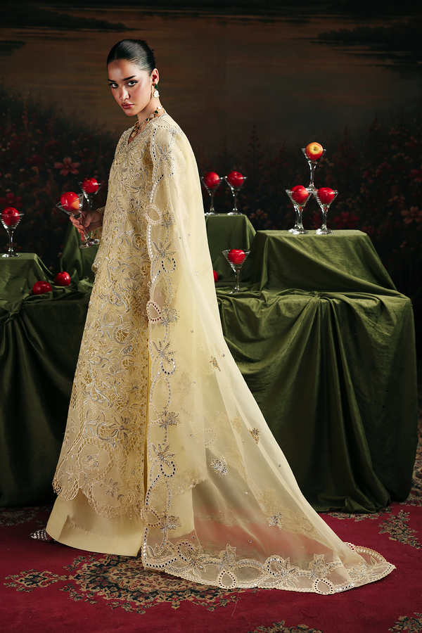 Rajbari | Sage Luxury Formals | Simer - Formal Dress - available at Maria Faisal in UK and USA.
