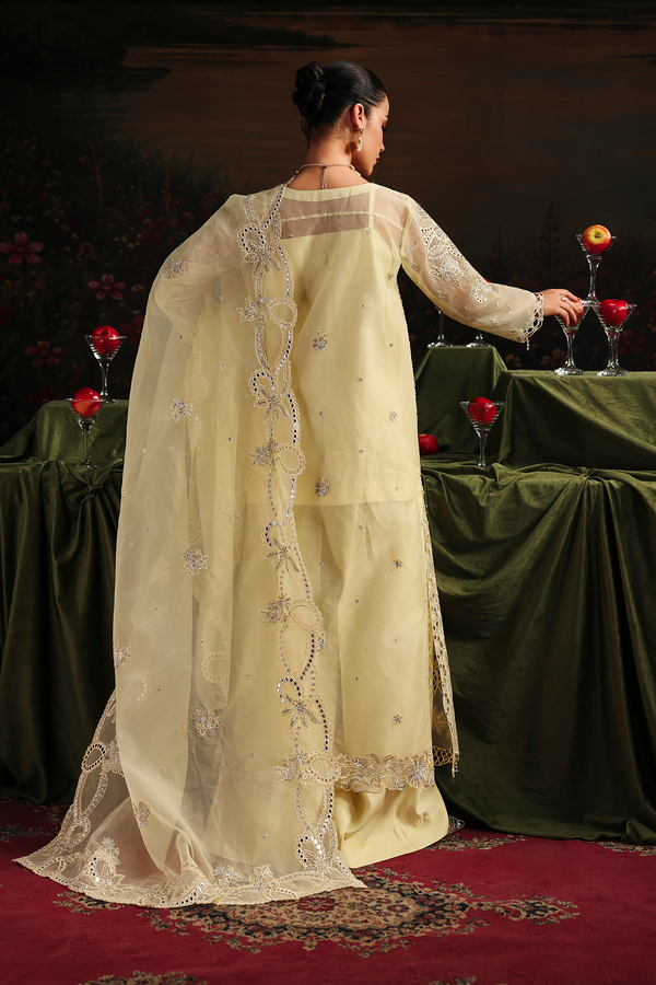 Rajbari | Sage Luxury Formals | Simer - Formal Dress - available at Maria Faisal in UK and USA.