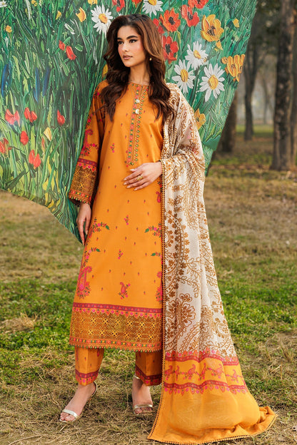 Charizma | Combination Lawn | CC6-14 - Luxury Dress - available at Maria Faisal in UK and USA.