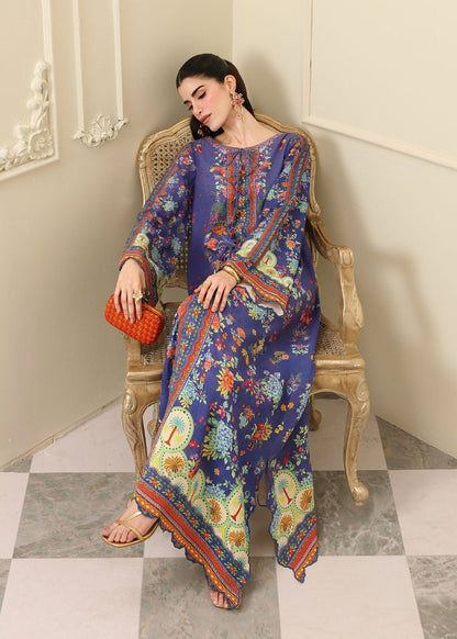 Kanwal Malik | Sorelle Luxe Silk 26 | Noire - Luxury Dress - available at Maria Faisal in UK and USA.