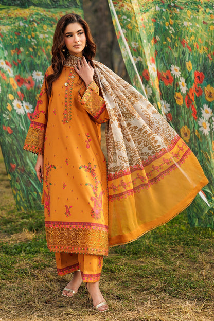 Charizma | Combination Lawn | CC6-14 - Luxury Dress - available at Maria Faisal in UK and USA.