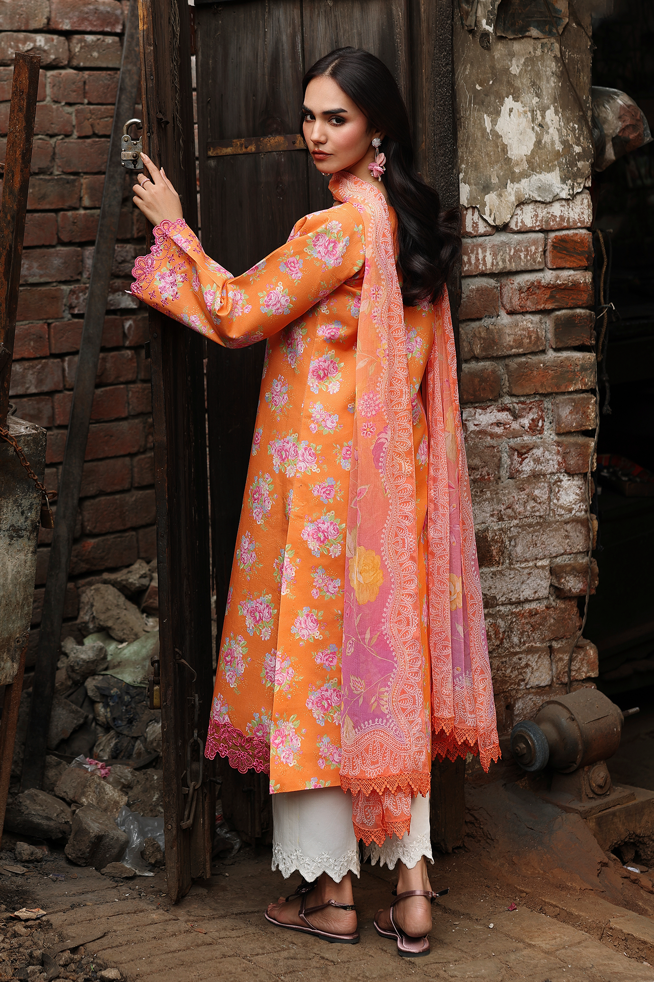 Rajbari | Nissa Floral Symphony | Vol. II | 04 - Luxury Dress - available at Maria Faisal in UK and USA.