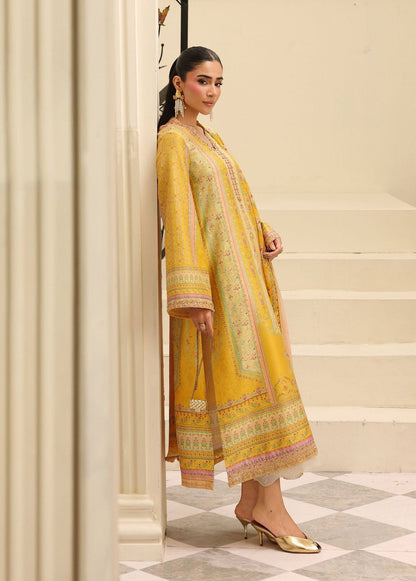 Kanwal Malik | Sorelle Luxe Silk 26 | Caprina - Luxury Dress - available at Maria Faisal in UK and USA.