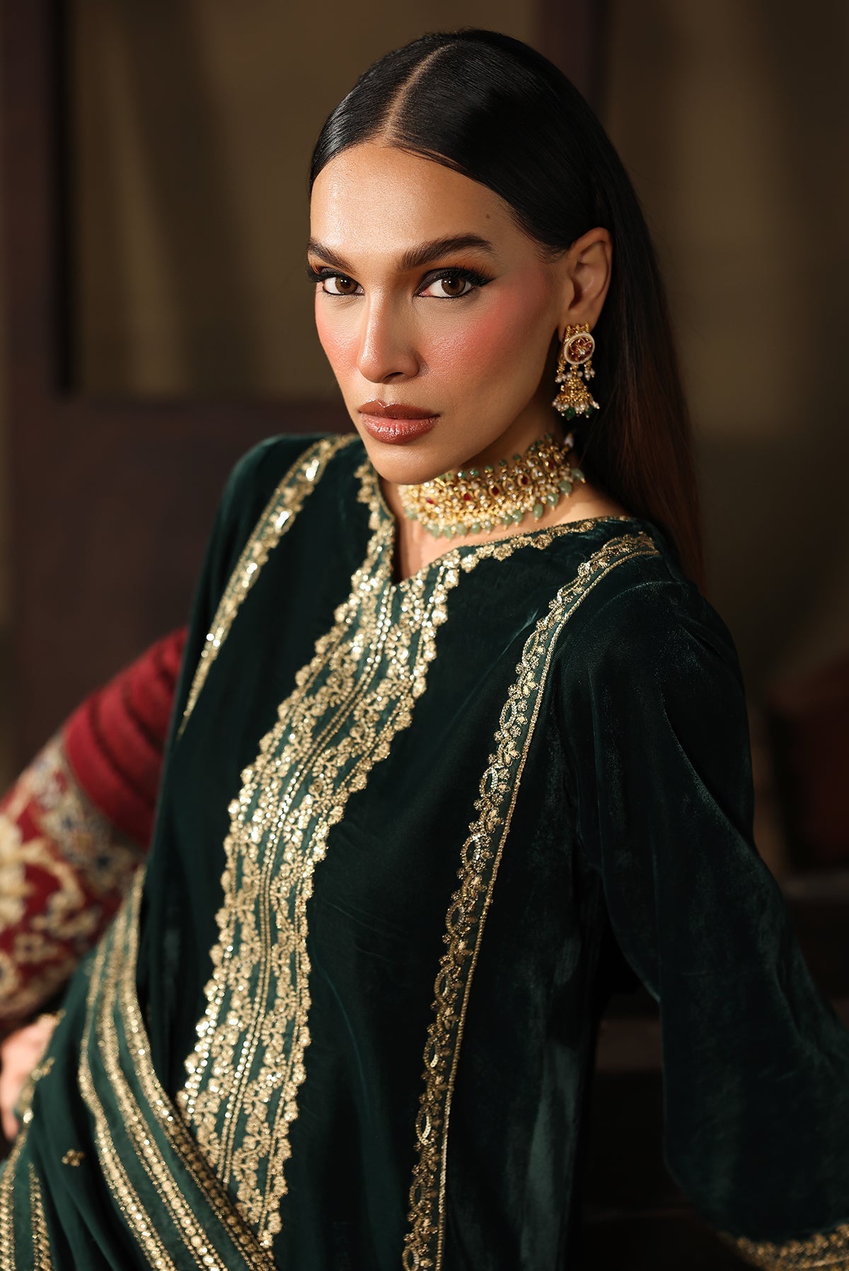 CVT5-05 – authentic Pakistani dress from the Signora Velvet 25 collection for women in the UK