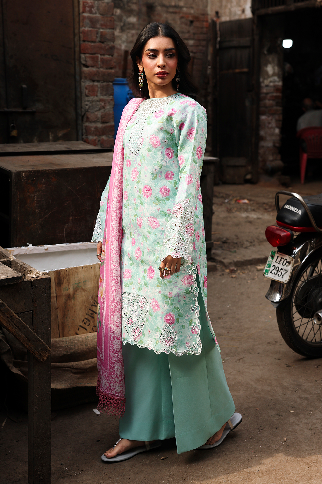 Rajbari | Nissa Floral Symphony | Vol. II | 10 - Luxury Dress - available at Maria Faisal in UK and USA.