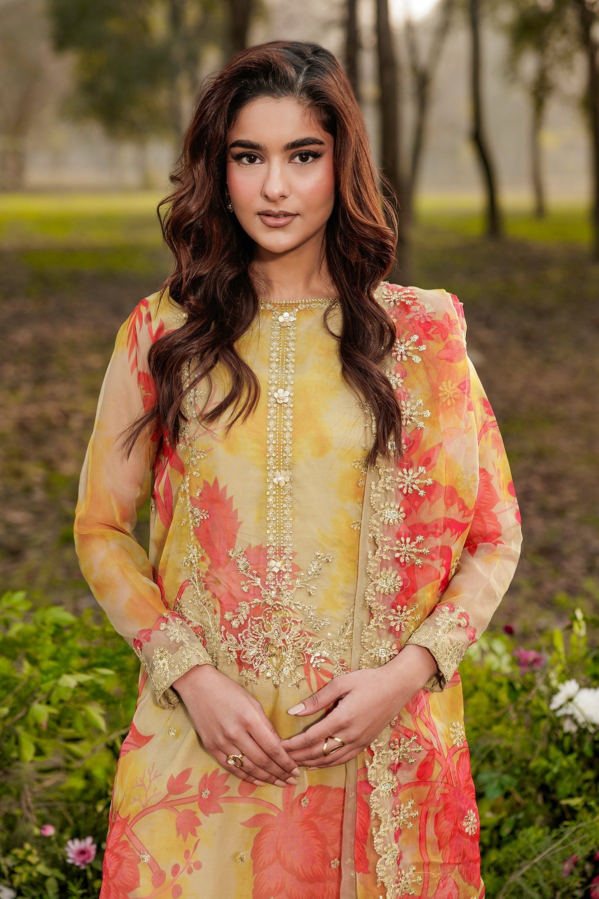 Charizma | Festive Pret  | CMA-6-175 - Dress - available at Maria Faisal in UK and USA.