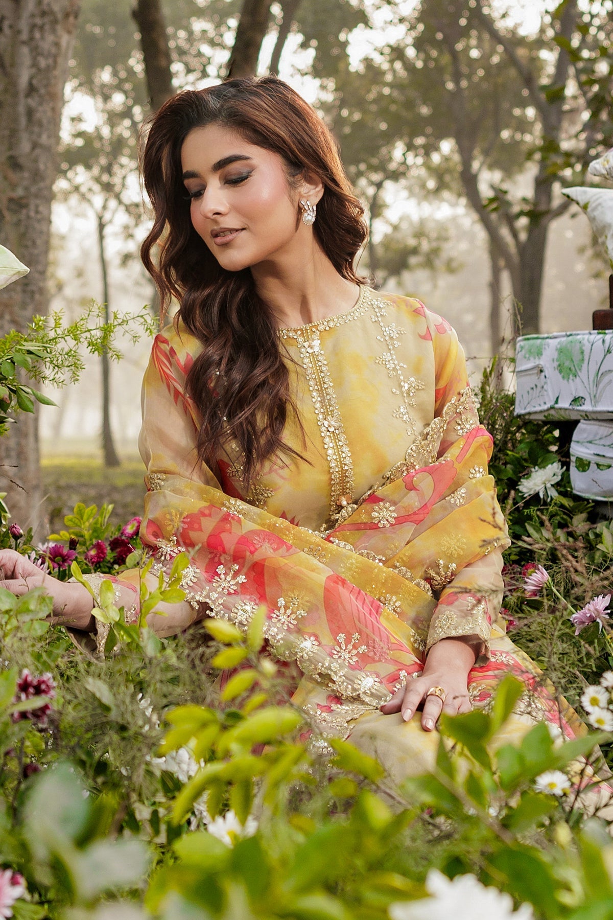 Charizma | Festive Pret  | CMA-6-175 - Dress - available at Maria Faisal in UK and USA.