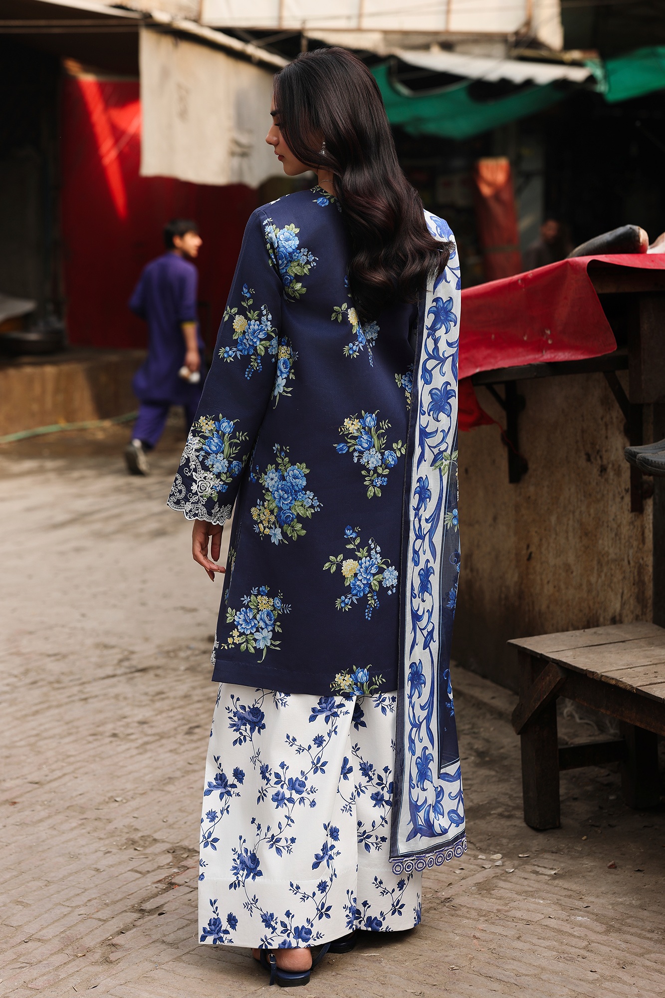 Rajbari | Nissa Floral Symphony | Vol. II | 05 - Luxury Dress - available at Maria Faisal in UK and USA.