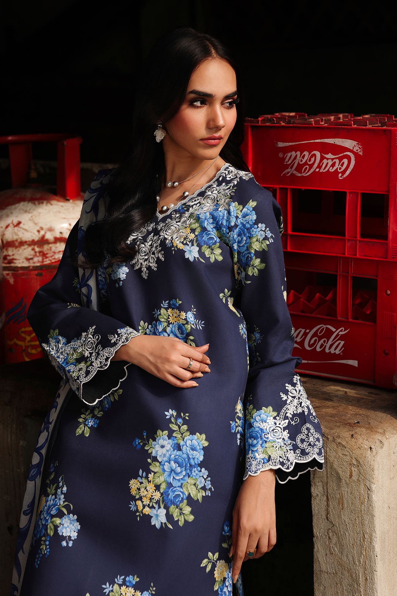 Rajbari | Nissa Floral Symphony | Vol. II | 05 - Luxury Dress - available at Maria Faisal in UK and USA.