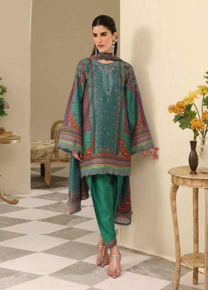 Kanwal Malik | Sorelle Luxe Silk 26 | Jiana - Luxury Dress - available at Maria Faisal in UK and USA.