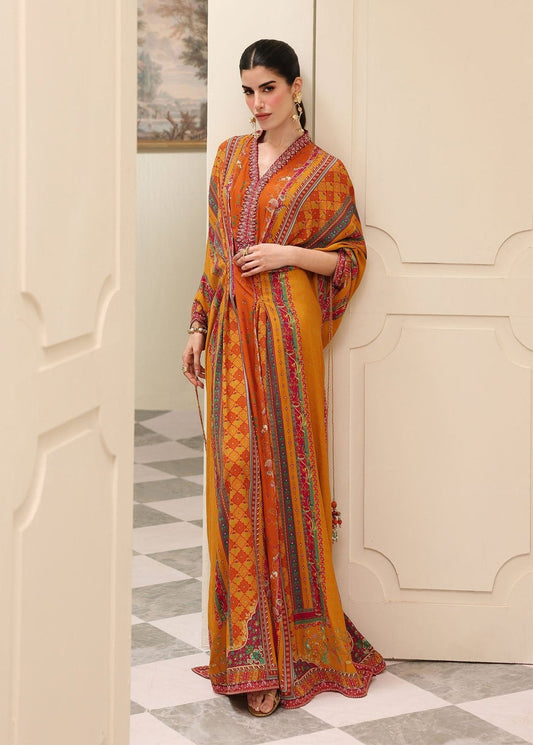 Kanwal Malik | Sorelle Luxe Silk 26 | Eira - Luxury Dress - available at Maria Faisal in UK and USA.