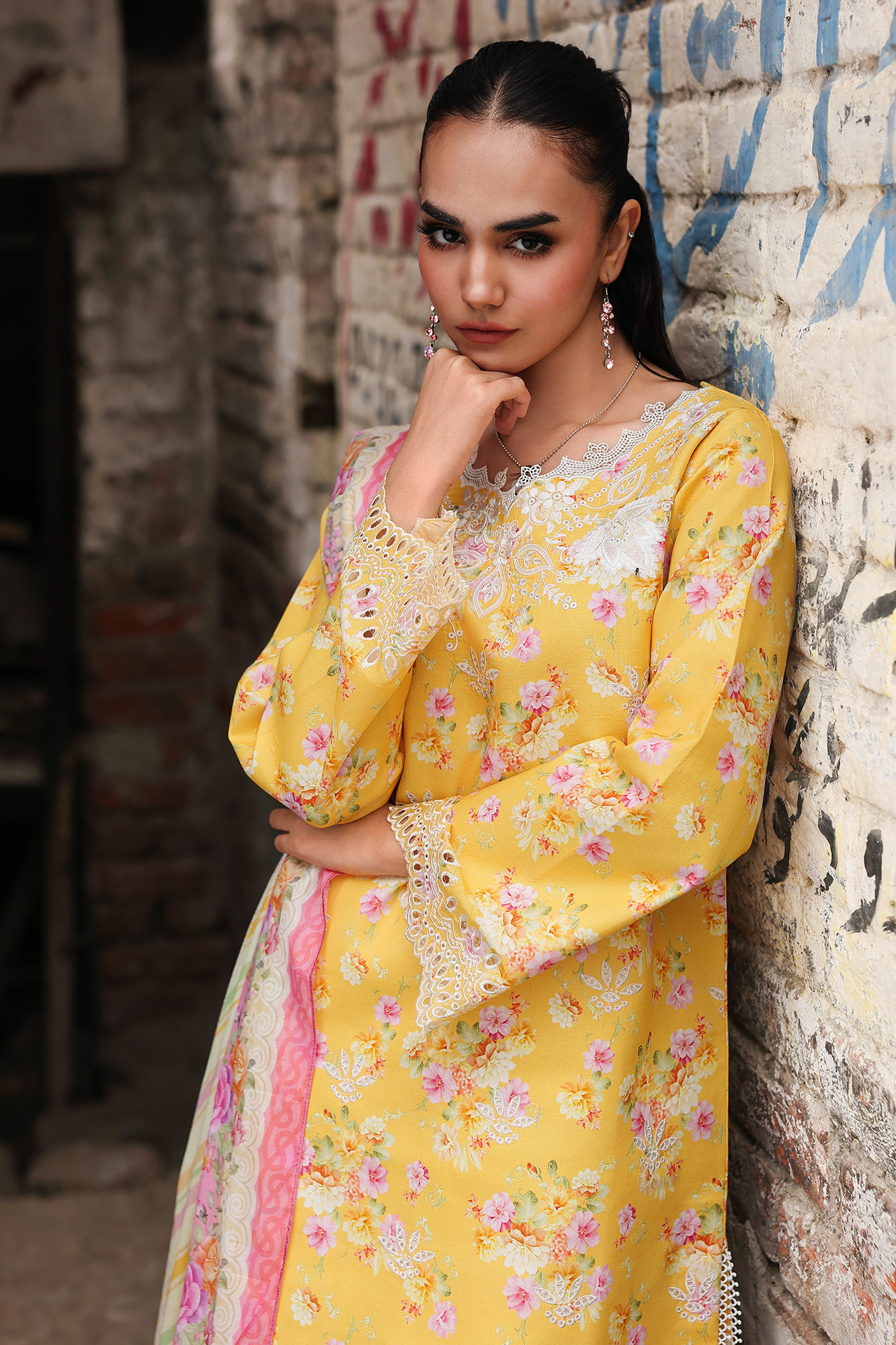 Rajbari | Nissa Floral Symphony | Vol. II | 07 - Luxury Dress - available at Maria Faisal in UK and USA.