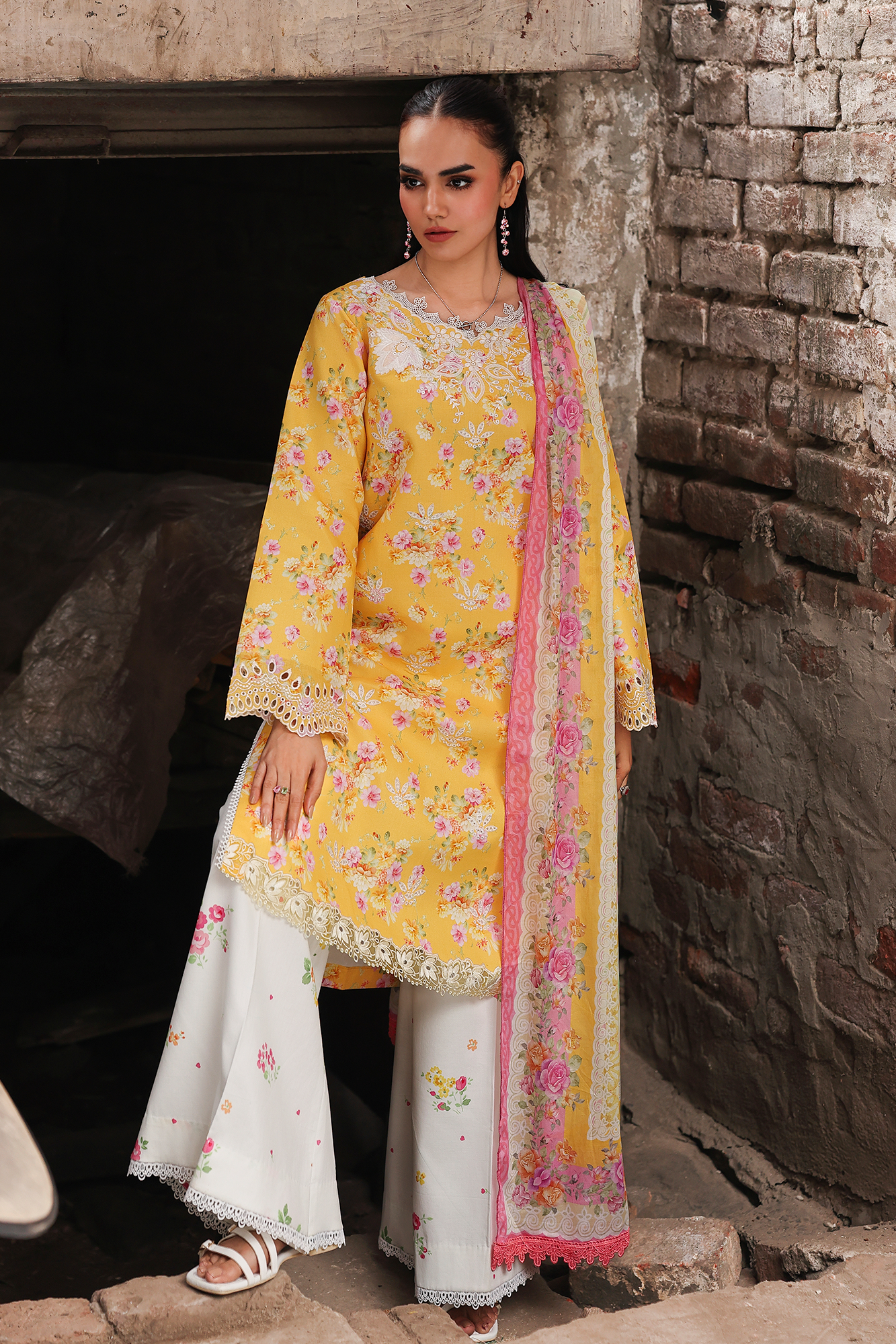 Rajbari | Nissa Floral Symphony | Vol. II | 07 - Luxury Dress - available at Maria Faisal in UK and USA.