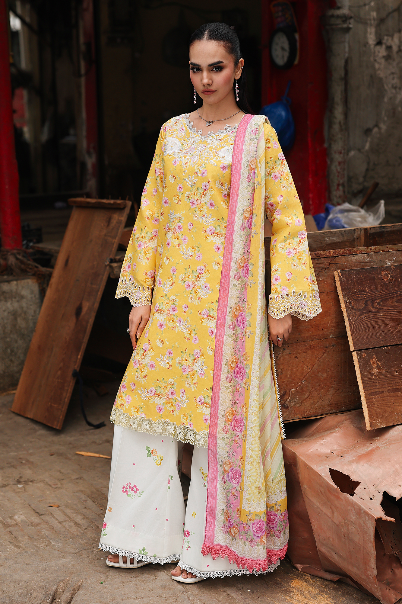 Rajbari | Nissa Floral Symphony | Vol. II | 07 - Luxury Dress - available at Maria Faisal in UK and USA.
