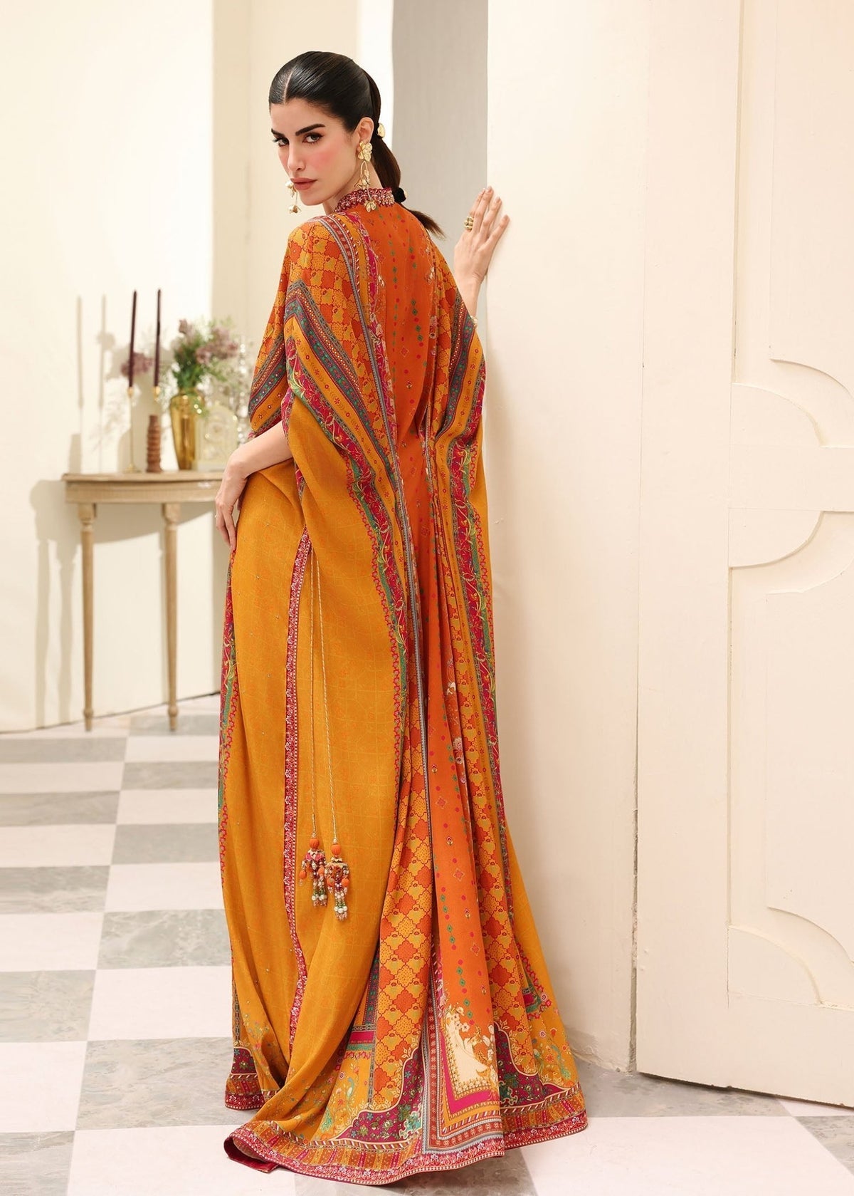 Kanwal Malik | Sorelle Luxe Silk 26 | Eira - Luxury Dress - available at Maria Faisal in UK and USA.