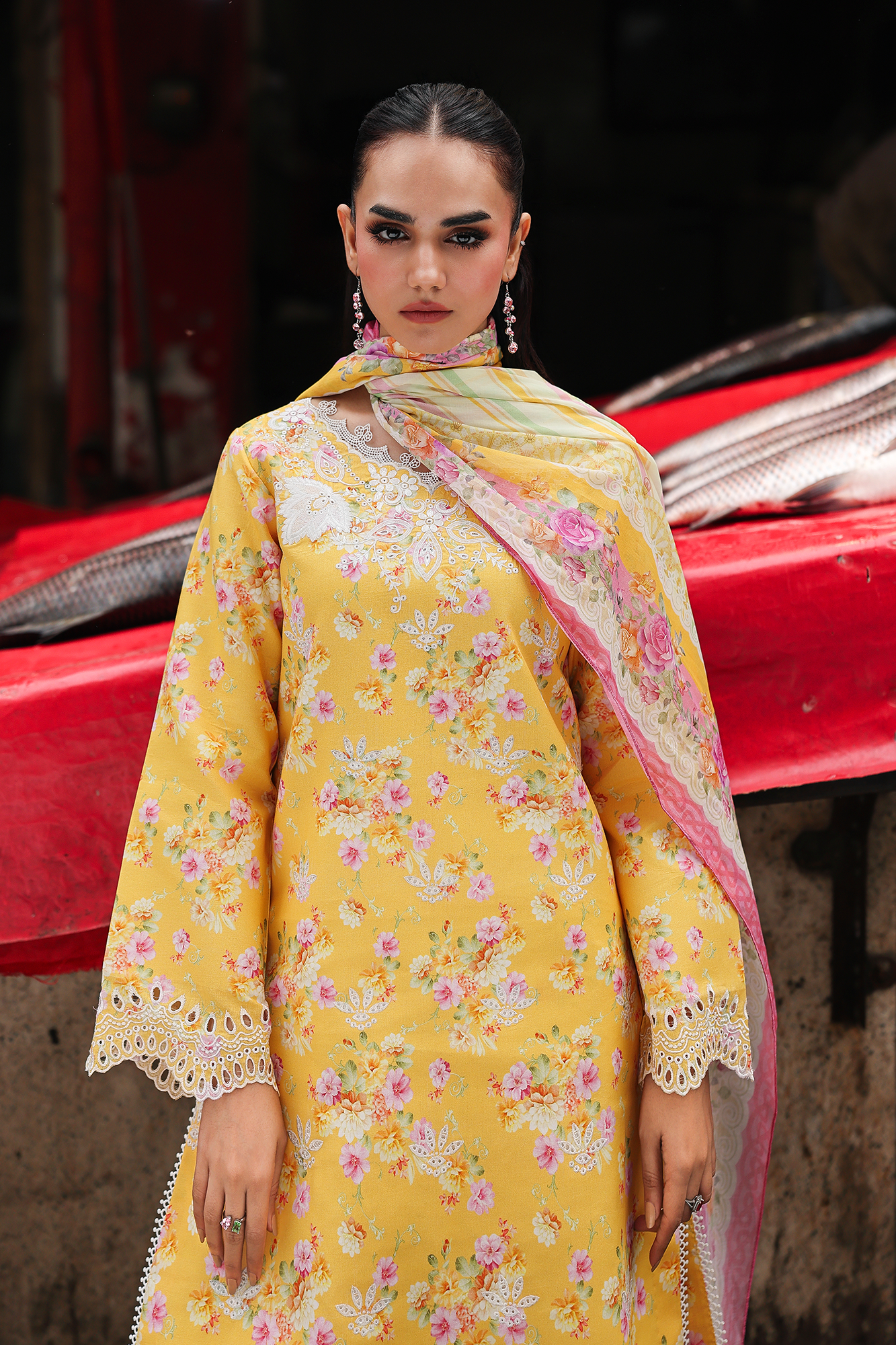 Rajbari | Nissa Floral Symphony | Vol. II | 07 - Luxury Dress - available at Maria Faisal in UK and USA.