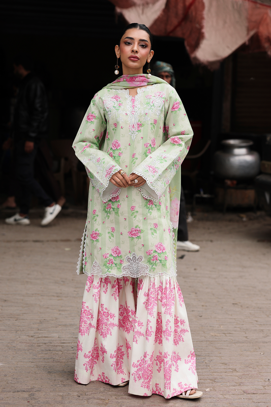 Rajbari | Nissa Floral Symphony | Vol. II | 08 - Luxury Dress - available at Maria Faisal in UK and USA.