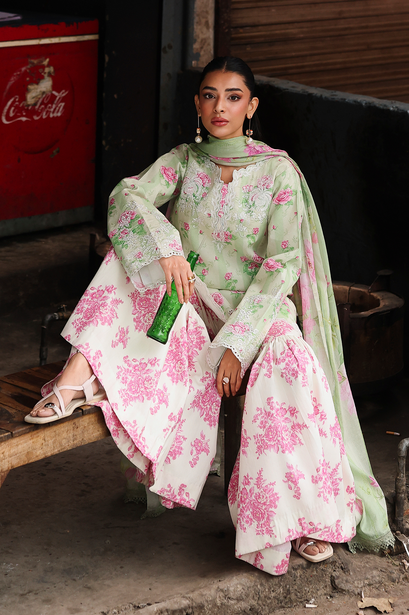 Rajbari | Nissa Floral Symphony | Vol. II | 08 - Luxury Dress - available at Maria Faisal in UK and USA.