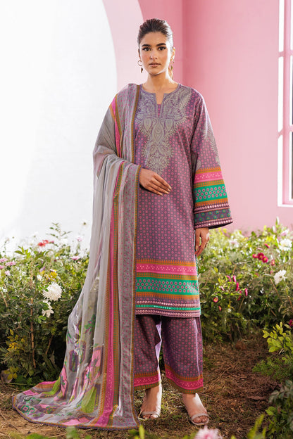 Charizma | Combination Lawn | CC6-17 - Luxury Dress - available at Maria Faisal in UK and USA.