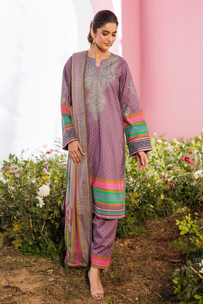 Charizma | Combination Lawn | CC6-17 - Luxury Dress - available at Maria Faisal in UK and USA.
