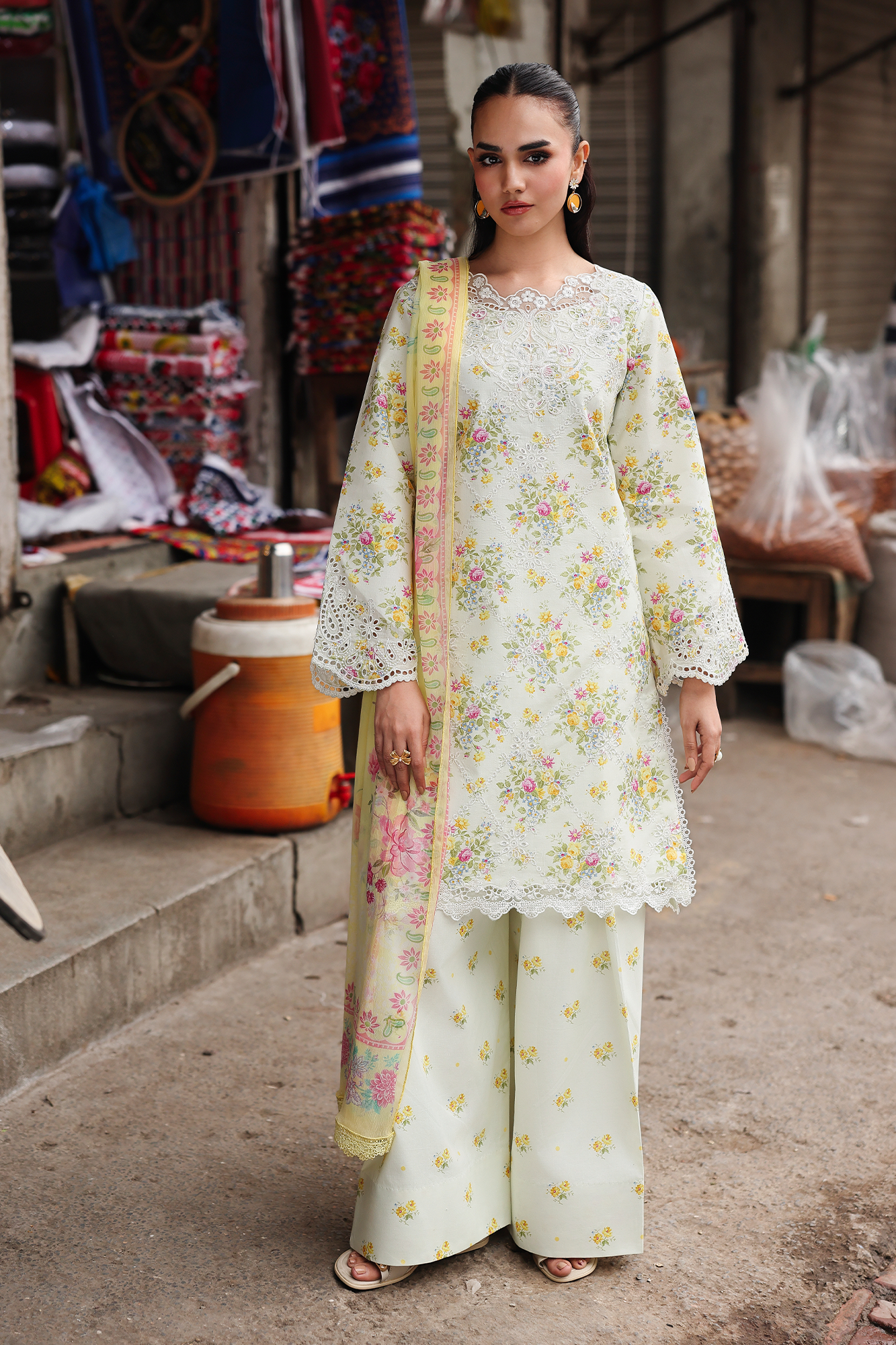 Rajbari | Nissa Floral Symphony | Vol. II | 11 - Luxury Dress - available at Maria Faisal in UK and USA.