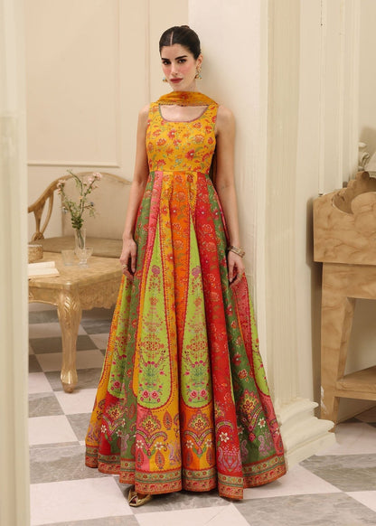 Kanwal Malik | Sorelle Luxe Silk 26 | Inaya - Luxury Dress - available at Maria Faisal in UK and USA.
