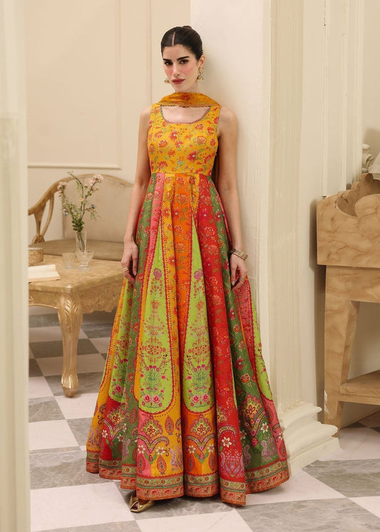 Kanwal Malik | Sorelle Luxe Silk 26 | Inaya - Luxury Dress - available at Maria Faisal in UK and USA.
