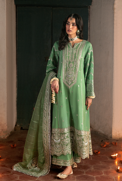 Saad Shaikh | Singhar Premium Silk 26 | AIRA - Dress - available at Maria Faisal in UK and USA.