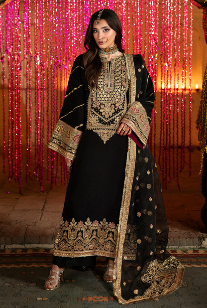 Saad Shaikh | Singhar Premium Silk 26 | YASMIN - Dress - available at Maria Faisal in UK and USA.