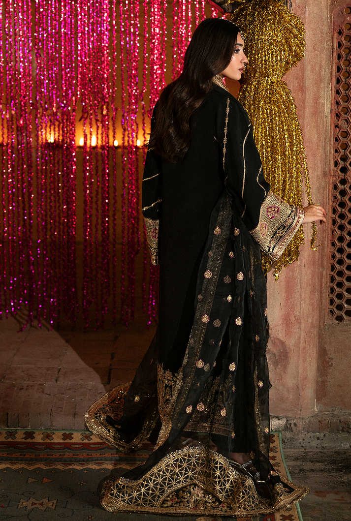 Saad Shaikh | Singhar Premium Silk 26 | YASMIN - Dress - available at Maria Faisal in UK and USA.