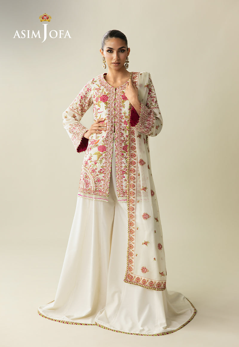 Asim Jofa | Makhmal Velvet 25 | AJULM-06 - Formal Dress - available at Maria Faisal in UK and USA.