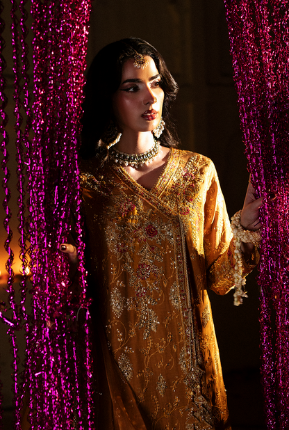Saad Shaikh | Singhar Premium Silk 26 | KAYA - Dress - available at Maria Faisal in UK and USA.