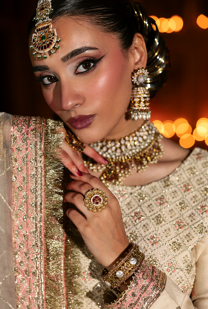 Saad Shaikh | Singhar Premium Silk 26 | SITARA - Dress - available at Maria Faisal in UK and USA.