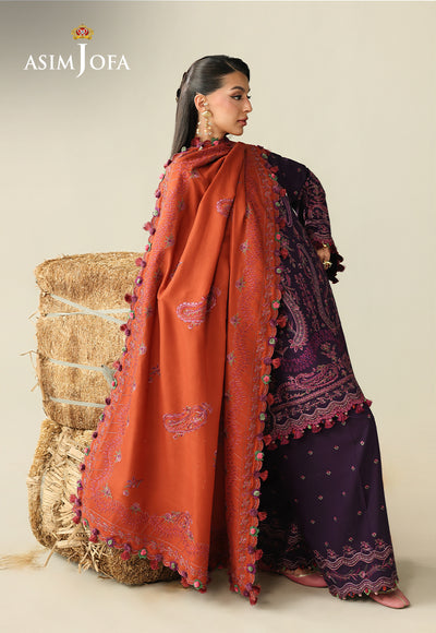 Asim Jofa | Kashmiri Collection 25 | AJULK-05 - Luxury Dress - available at Maria Faisal in UK and USA.