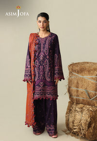 Asim Jofa | Kashmiri Collection 25 | AJULK-05 - Luxury Dress - available at Maria Faisal in UK and USA.