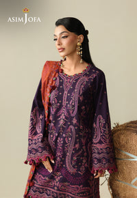 Asim Jofa | Kashmiri Collection 25 | AJULK-05 - Luxury Dress - available at Maria Faisal in UK and USA.