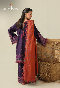Asim Jofa | Kashmiri Collection 25 | AJULK-05 - Luxury Dress - available at Maria Faisal in UK and USA.