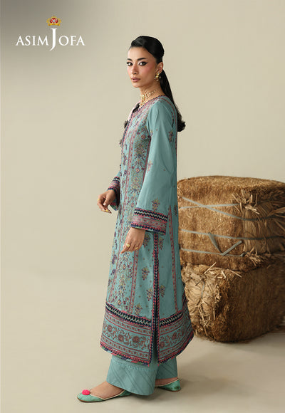 Asim Jofa | Kashmiri Collection 25 | AJULK-03 - Luxury Dress - available at Maria Faisal in UK and USA.