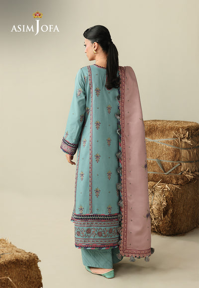 Asim Jofa | Kashmiri Collection 25 | AJULK-03 - Luxury Dress - available at Maria Faisal in UK and USA.