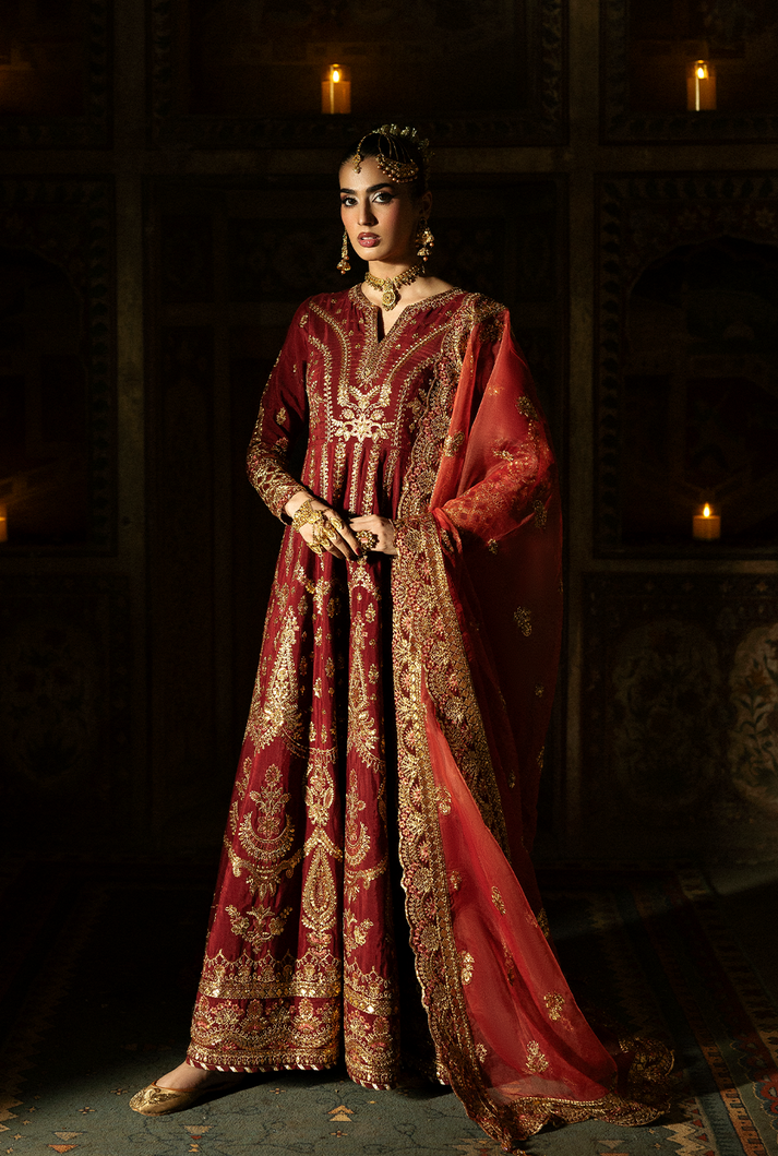 Saad Shaikh | Singhar Premium Silk 26 | SHAZMA - Dress - available at Maria Faisal in UK and USA.