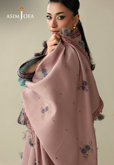 Asim Jofa | Kashmiri Collection 25 | AJULK-03 - Luxury Dress - available at Maria Faisal in UK and USA.