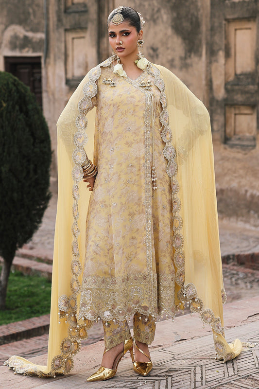 Charizma | Vasal Chiffon | VSL6-13 - Dress - available at Maria Faisal in UK and USA.