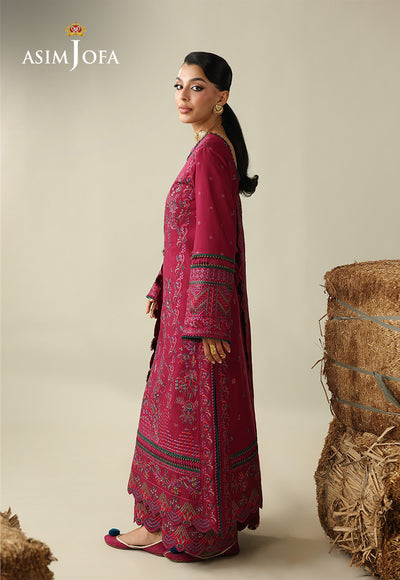 Asim Jofa | Kashmiri Collection 25 | AJULK-07 - Luxury Dress - available at Maria Faisal in UK and USA.